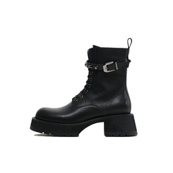 BASCONI WOMEN  COMBAT BOOTS