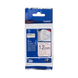 Brother шошго хэвлэгч цаас TZE-FAE3 /Blue on Pink 12mm/