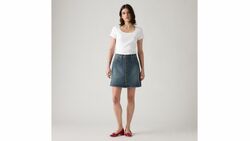 RETRO BUTTON FRONT SKIRT EIGHT TRACK SK