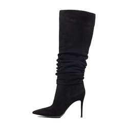 BASCONI WOMEN HEEL KNEE BOOTS