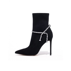 BASCONI WOMEN HEELS ANKLE BOOTS