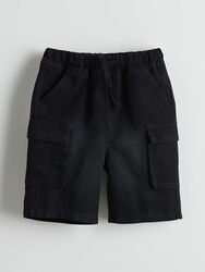 Elastic Waist Boy Jean Shorts